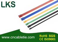 Full plastic coated stainless steel cable tie